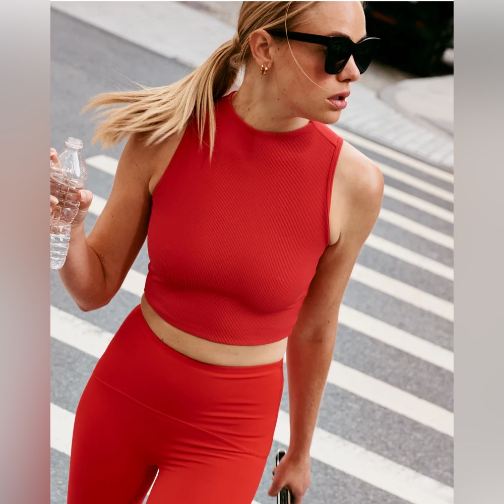 Spanx Contour Rib Crop Top